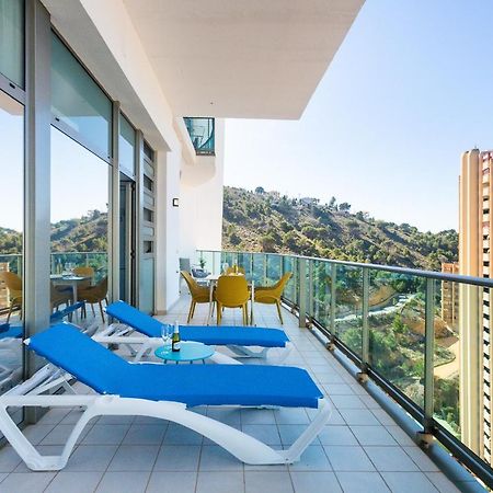 Skyline 10 Gran Terraza Privada Con Vistas Espectaculares Apartment Benidorm Luaran gambar
